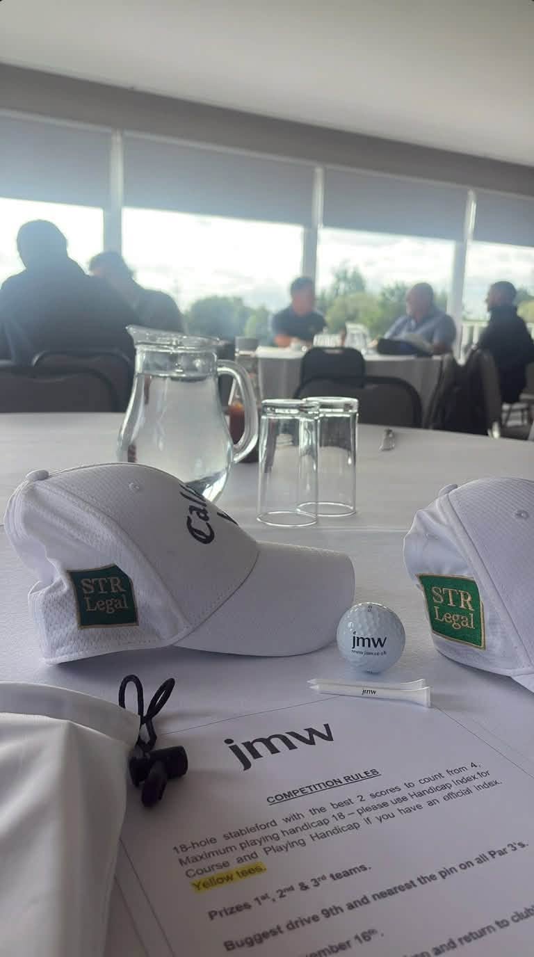 STR Legal attend JMW Solicitors LLP annual Golf Day at Stockport Golf Club